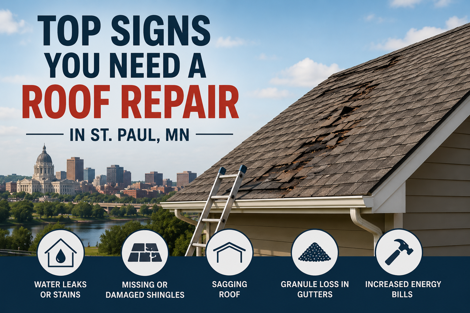 Roofing company in St. Paul