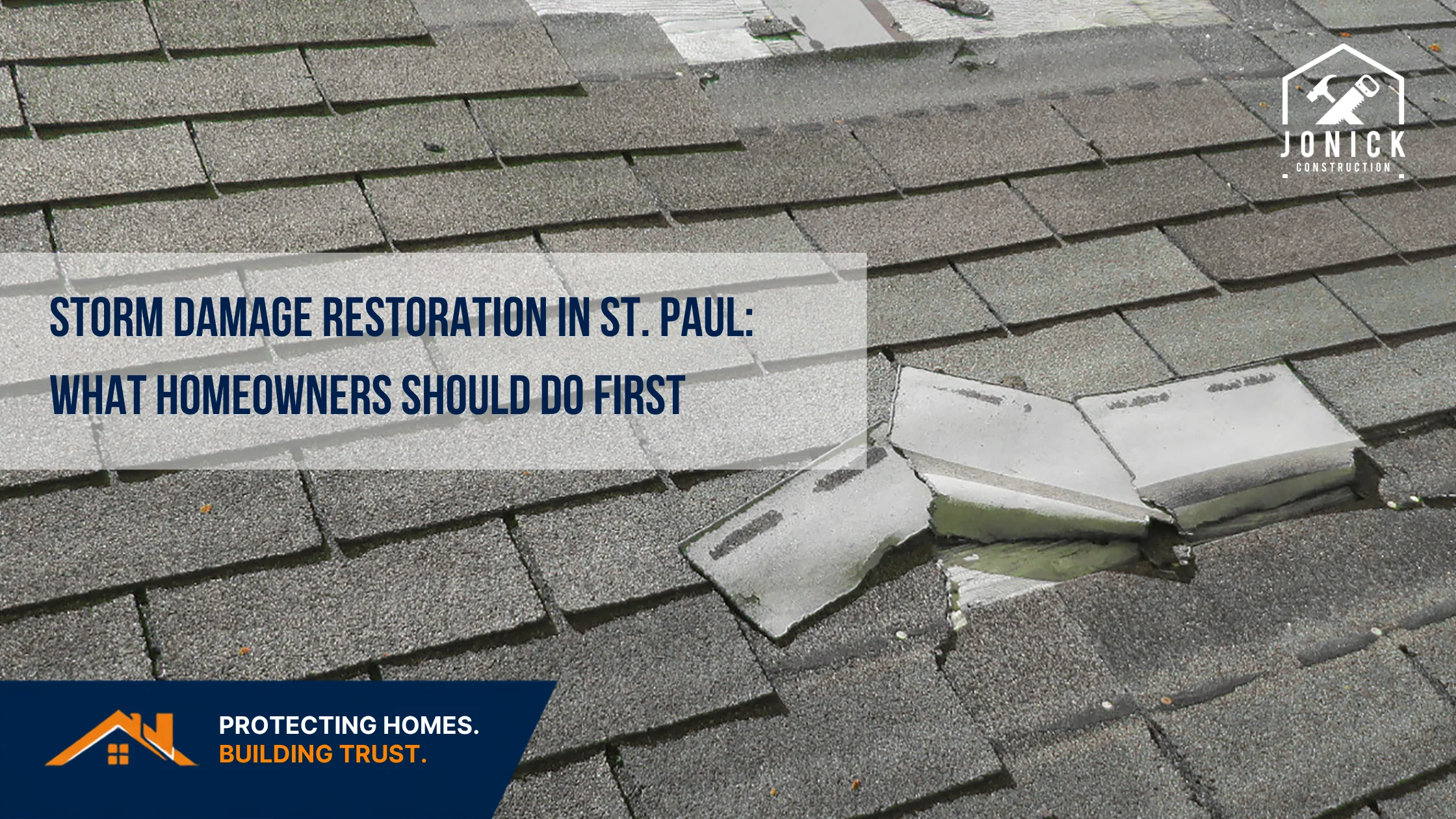 Storm Damage Restoration in St. Paul What Homeowners Should Do First