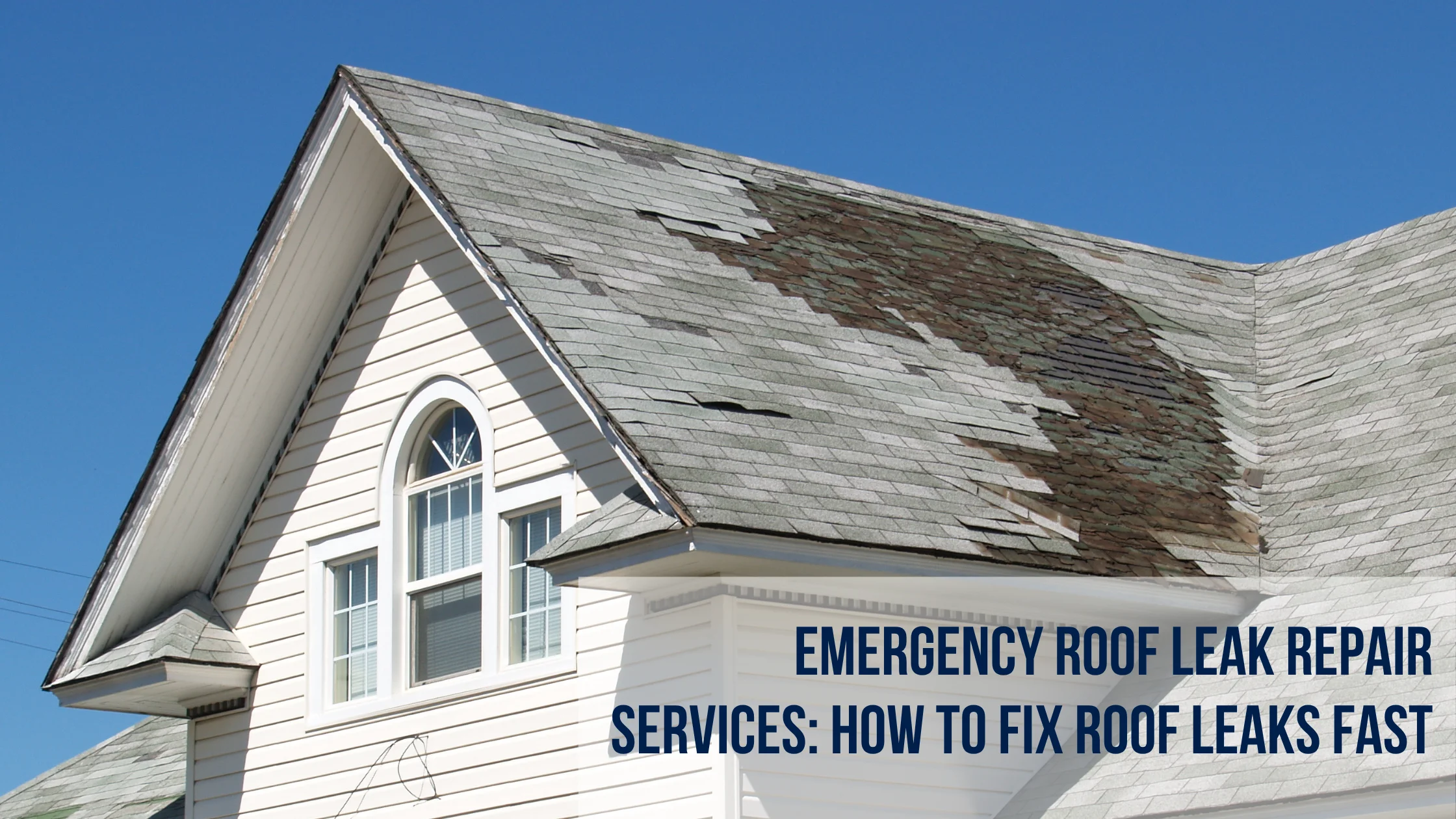 Emergency Roof Leak Repair Services How to Fix Roof Leaks Fast